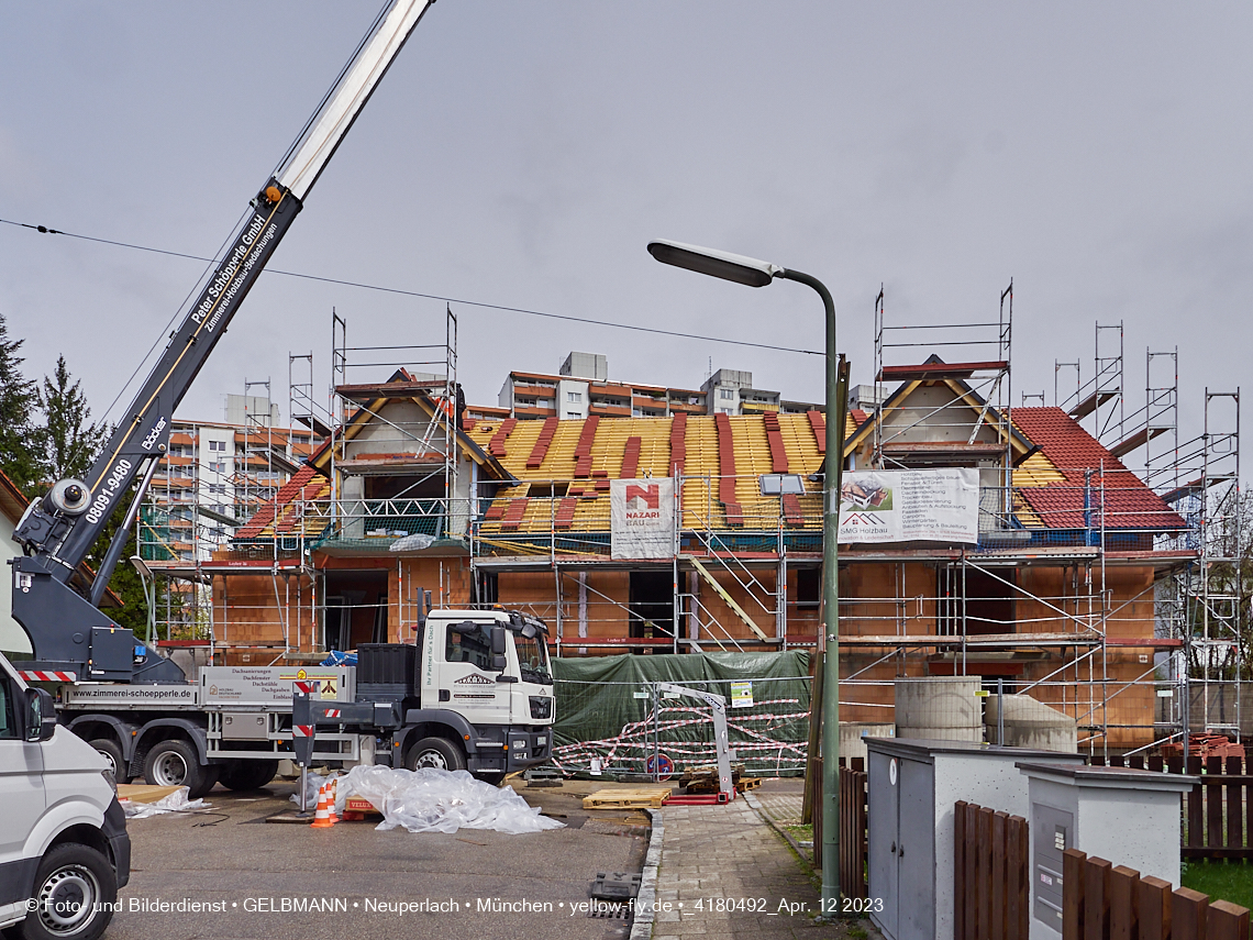 12.04.2023 - Baustelle Ottweiler Straße in Neuperlach